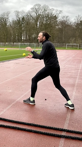 Martin training on track